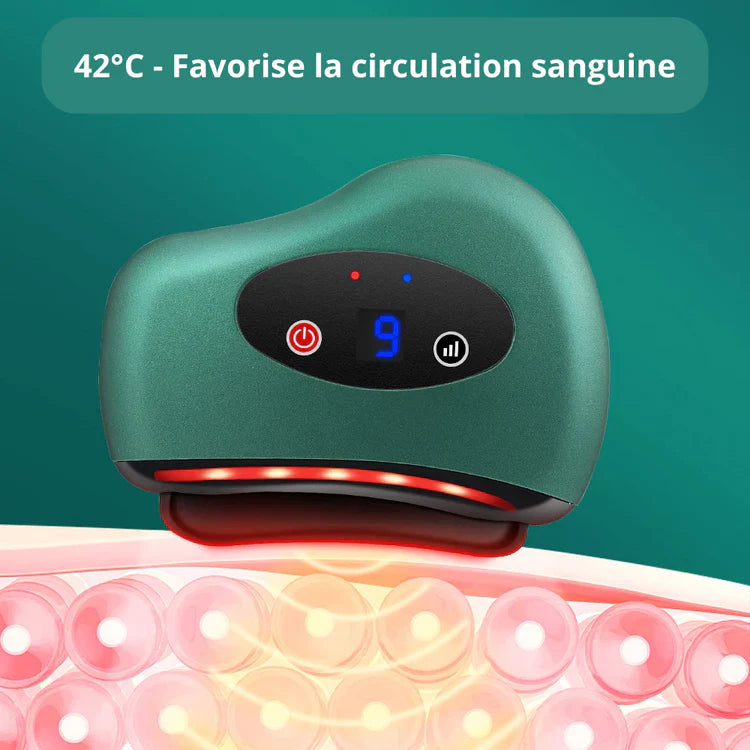 Gua Sha Électrique - Massage facial moderne pour une peau tonifiée