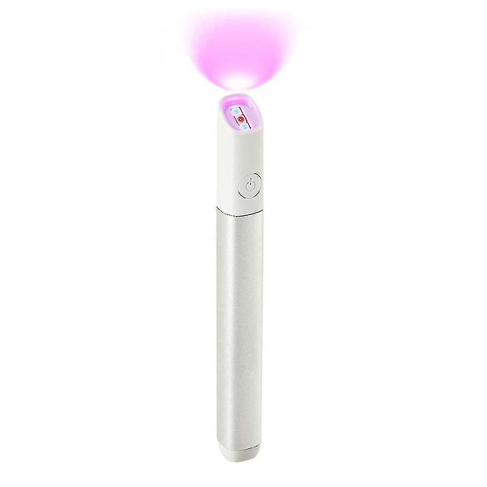 Stylo de luminothérapie rouge et bleu - Soin ciblé pour peau éclatante et régénérée