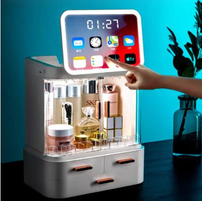 Boîte de rangement intelligente à écran LED - Organisez avec style