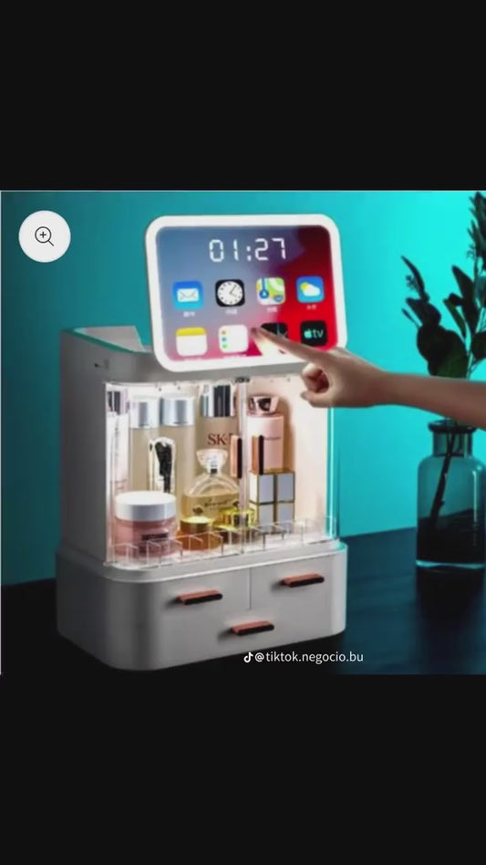 Boîte de rangement intelligente à écran LED - Organisez avec style